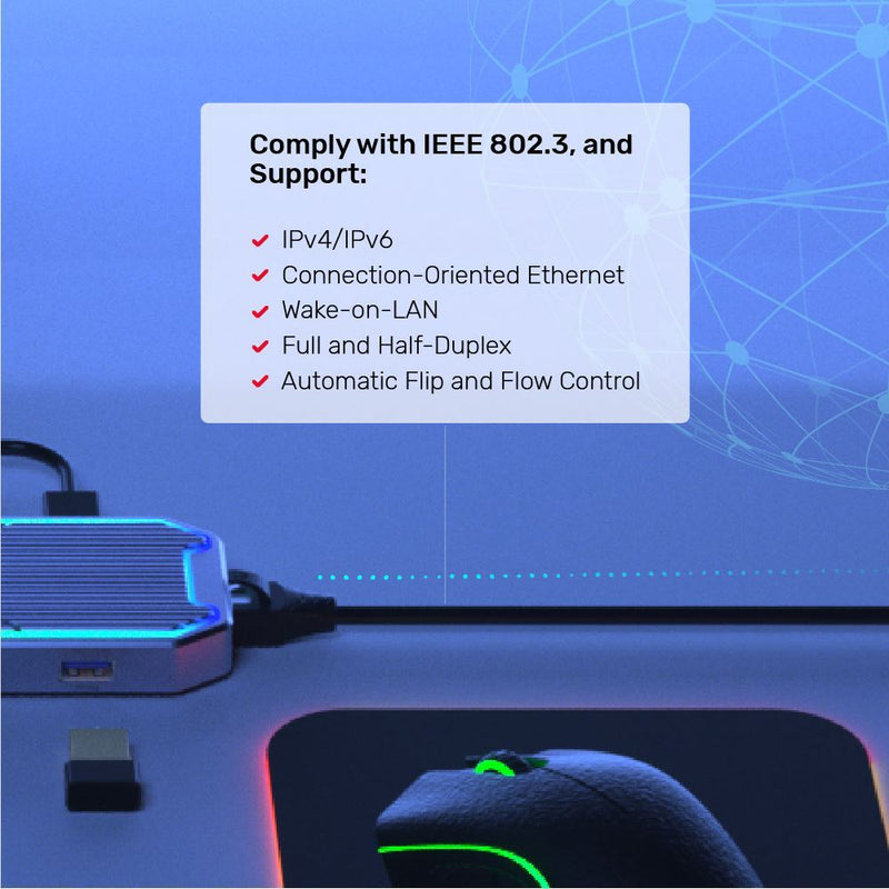 UNITEK 7-in-1 Multi-Port 100W PD Hub Supporting 10Gbps with USB-C Connector. Includes 2x USB-A 10Gbps Ports, 1x USB-C 10Gbps Port, 1x HDMI 4K60Hz Port, 1x RJ45 Gig JUNE Promo - Includes FREE C137W - Office Connect 2018