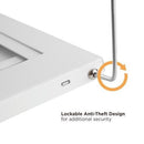 BRATECK Anti-Theft Tablet Wall Mount Enclosure. For 9.7/10.2 iPad, 10.5 iPad Air/ iPad Pro, 10.1 Samsung Galaxy Tab A 2019. Heavy-Duty Steel Construction. - Office Connect 2018
