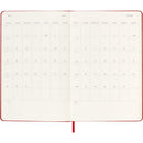 Moleskine Diary 12 Month Daily HC Large Scarlet Red - Office Connect 2018