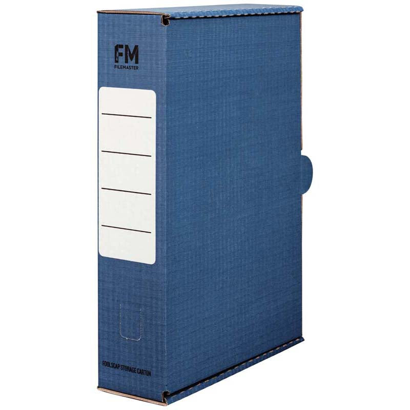 FM Storage Carton Blue Foolscap