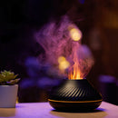 Newest RGB Flame Aroma Diffuser 130Ml 3d Colorful Flame Humidifier Fire Volcano Diffuser Flame - Office Connect 2018