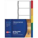 Avery Dividers A4 5 Tab Coloured PP Extra Wide - Office Connect 2018
