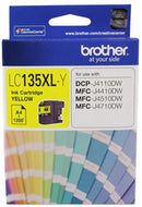 Brother LC135XLY Yellow High Yield Ink Cartridge - Office Connect 2018