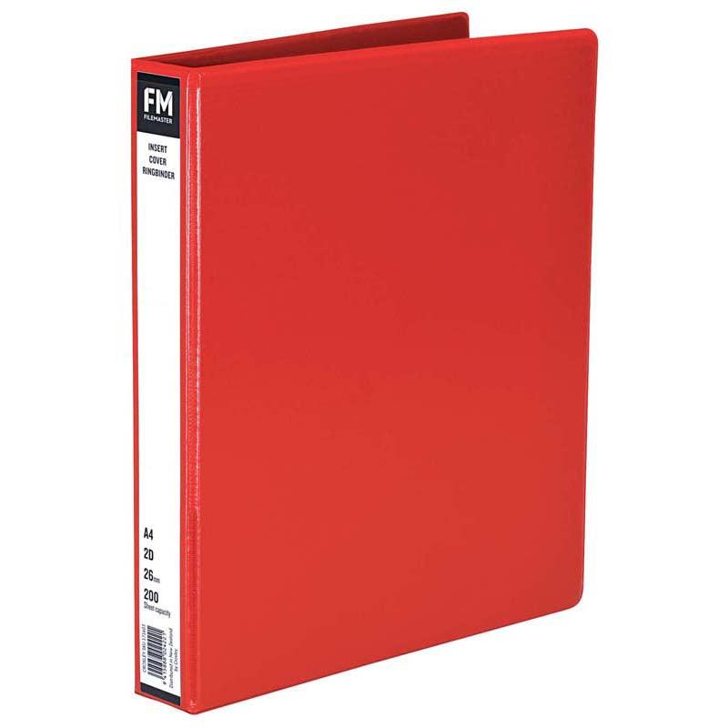 FM Binder Overlay A4 2/26 Red Insert Cover - Office Connect 2018