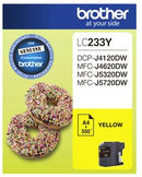 Brother LC233Y Yellow Ink Cartridge - Office Connect 2018