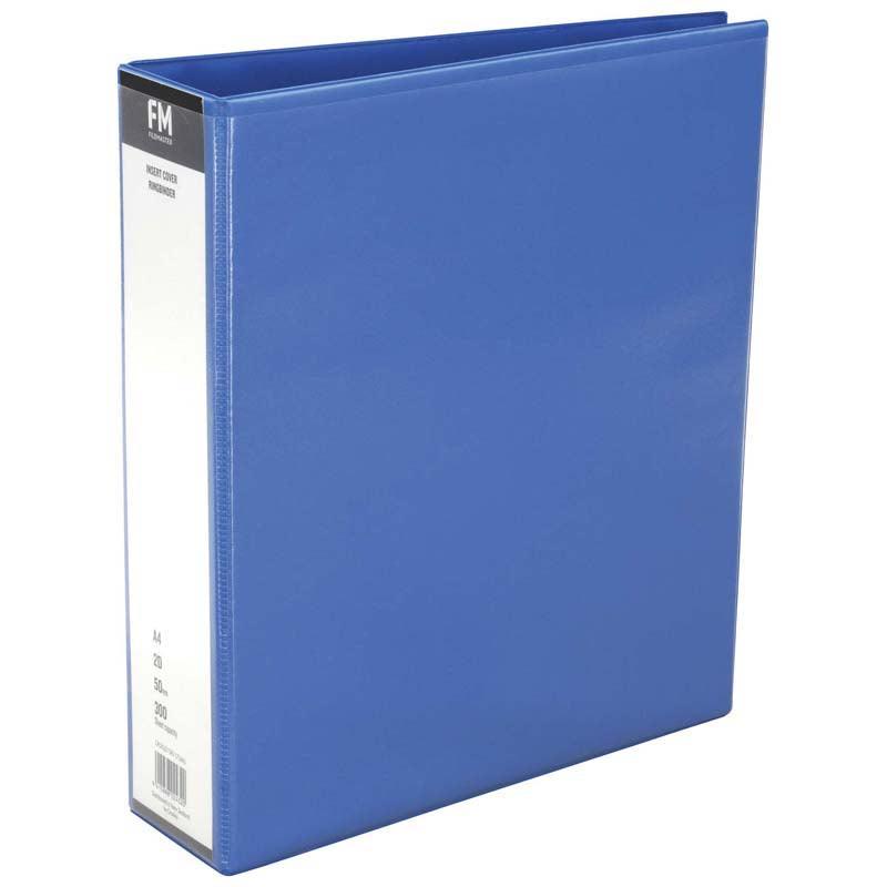 FM Binder Overlay A4 2/50 Light Blue Insert Cover - Office Connect 2018