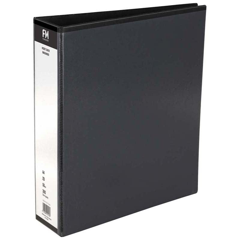 FM Binder Overlay A4 2/50 Black Insert Cover - Office Connect 2018