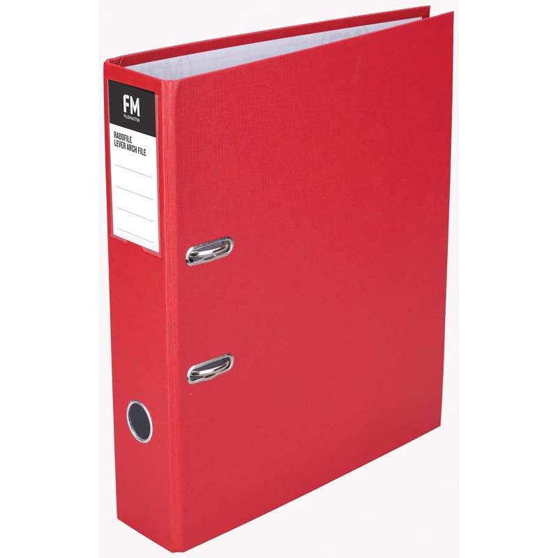 FM Binder Radofile Red Foolscap Lever Arch - Office Connect 2018