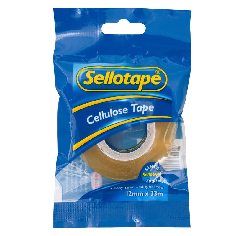 Sellotape 1100 Cellulose Tape 12mmx33m - Office Connect 2018