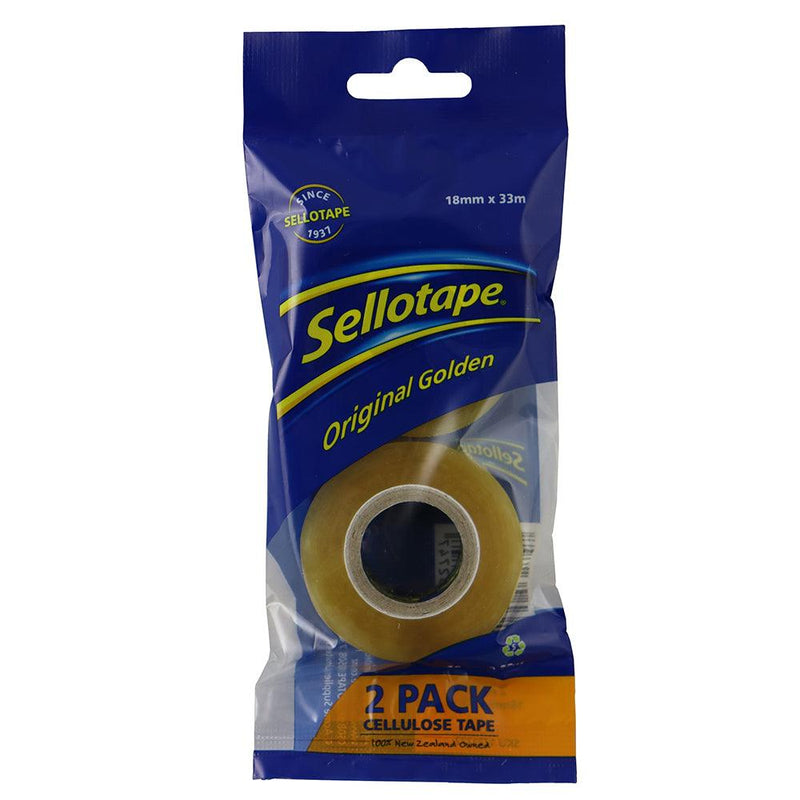 Sellotape 3274 Cellulose 2-Pack 18mmx33m - Office Connect 2018