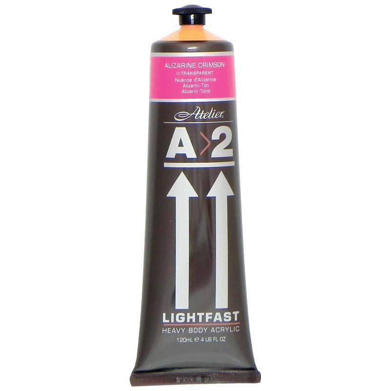 A2 Lightfast Heavybody Acrylic 120ml Alizarine Crimson - Office Connect 2018