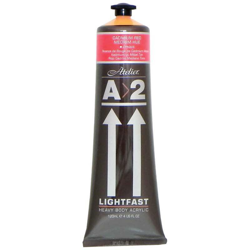 A2 Lightfast Heavybody Acrylic 120ml Cadmium Red Medium - Office Connect 2018