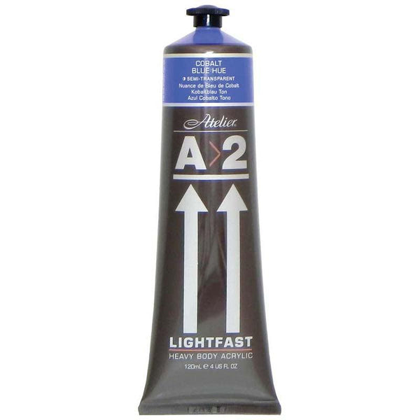 A2 Lightfast Heavybody Acrylic 120ml Cobalt Blue - Office Connect 2018