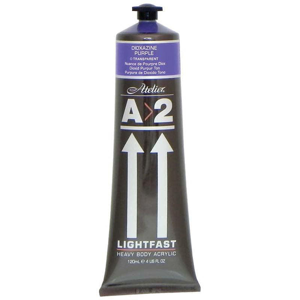 A2 Lightfast Heavybody Acrylic 120ml Dioxazine Purple - Office Connect 2018