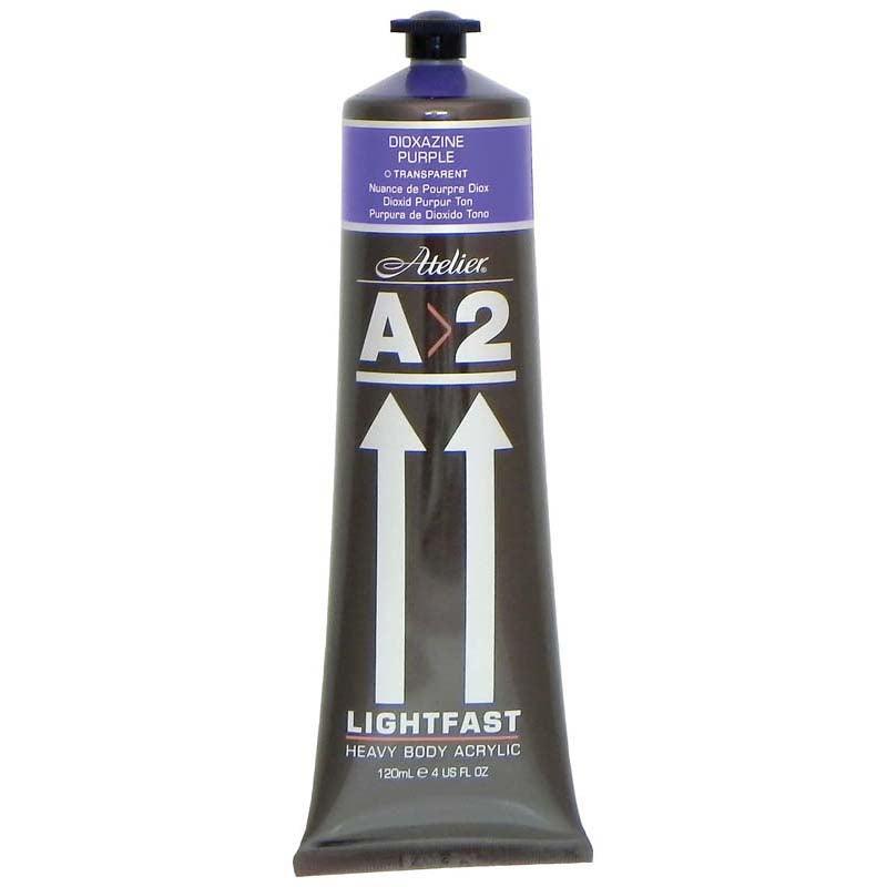 A2 Lightfast Heavybody Acrylic 120ml Dioxazine Purple - Office Connect 2018