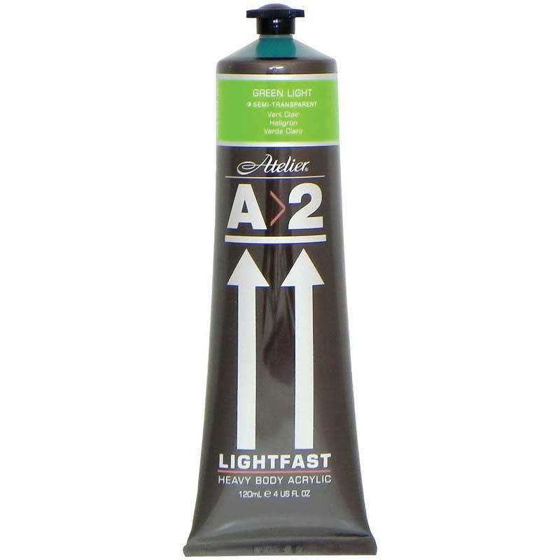 A2 Lightfast Heavybody Acrylic 120ml Light Green - Office Connect 2018