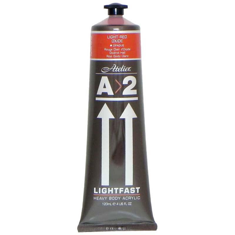 A2 Lightfast Heavybody Acrylic 120ml Light Red Oxide - Office Connect 2018