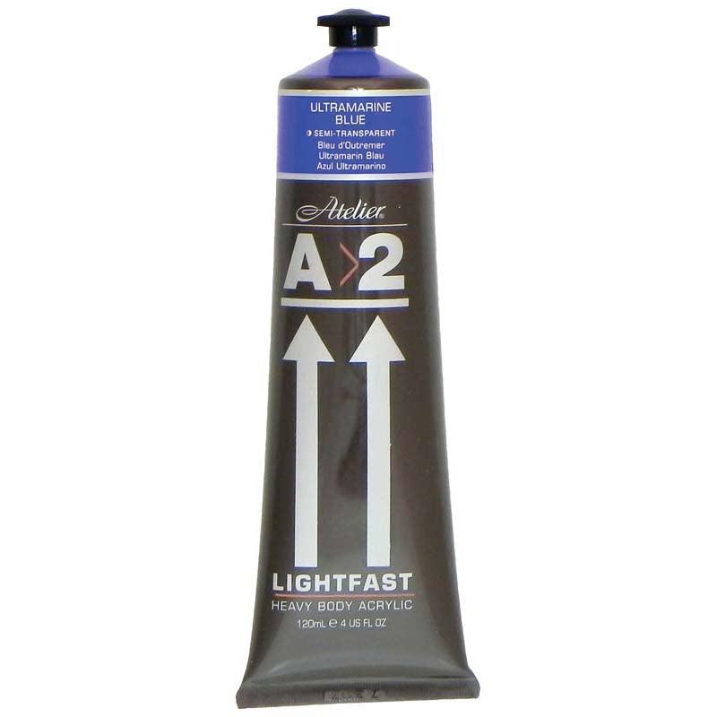 A2 Lightfast Heavybody Acrylic 120ml Ultramarine Blue - Office Connect 2018
