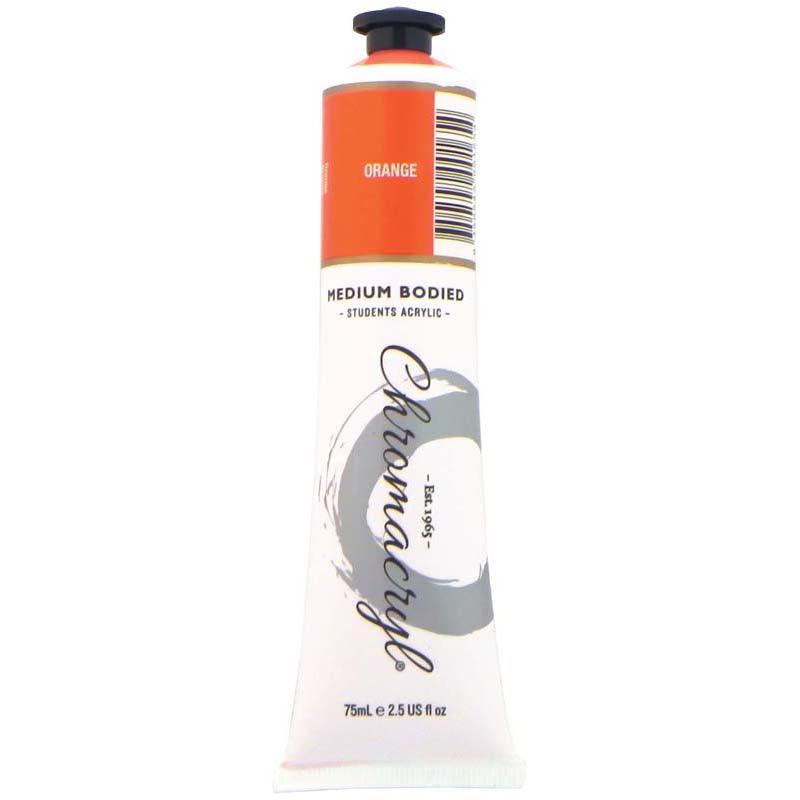 Chromacryl Paint Orange 75ml - Office Connect 2018