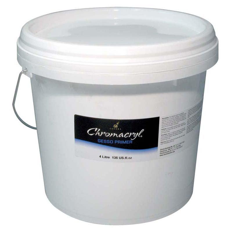 Chromacryl Medium 4 Litre Gesso Primer - Office Connect 2018