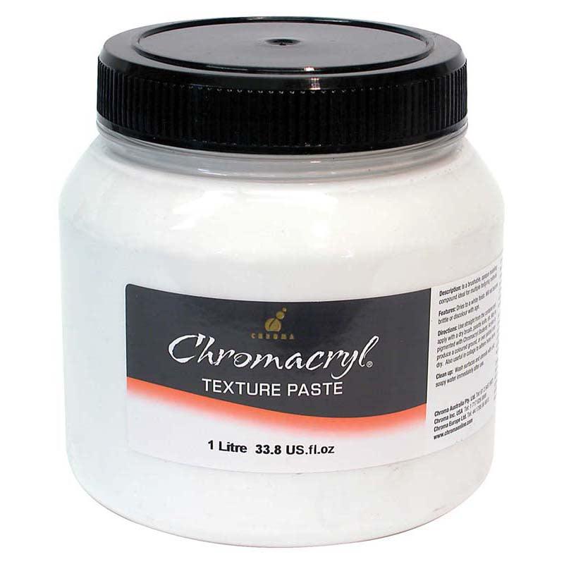 Chromacryl Medium 1 Litre Texture Paste Acrylic - Office Connect 2018