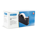 Rapesco Germ-Savvy Antibacterial 500 Heavy Duty Tape Dispenser Black - Office Connect 2018