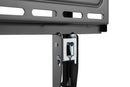 BRATECK 37"-70" Fixed Wall Mount TV Bracket. Max Load: 50Kgs. VESA Support up to 600x400. Built-in Bubble Level. Curved Display Compatible. Colour: Black. - Office Connect 2018