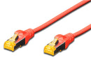 Digitus S-FTP CAT6A Patch Lead - 0.5M Red - Office Connect 2018