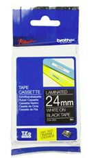 Brother TZe-355 24mm x 8m White on Black Tape - Office Connect 2018