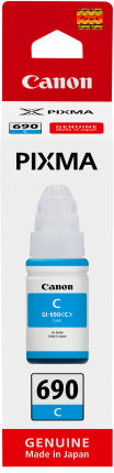 Canon GI690 Cyan Pixma Endurance Ink Bottle - Office Connect 2018