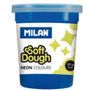 Milan Soft Dough Neon Colours Assorted Pack 5 - Office Connect 2018