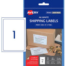 Avery Label L7175 Shipping A6 105x148mm 1up 25 Sheets - Office Connect 2018