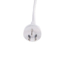 DYNAMIX 1M 3-Pin Plug to Bare End, 3 Core 1mm Cable, White Colour, SAA Approved - Office Connect 2018