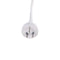 DYNAMIX 1M 3-Pin Plug to Bare End, 3 Core 1mm Cable, White Colour, SAA Approved - Office Connect 2018