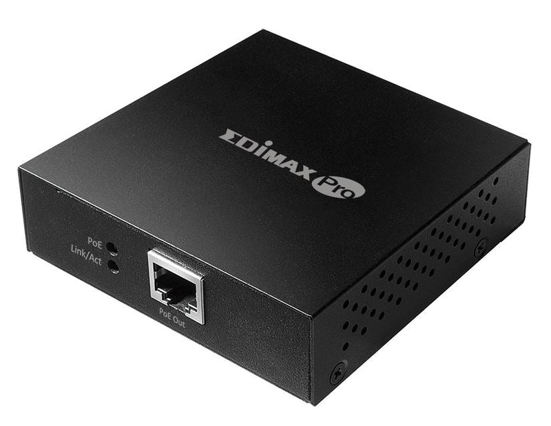 EDIMAX IEEE 802.3at Gigabit PoE+ Extender. Power & data up to 100m. PoE short circuit protection. - Office Connect 2018