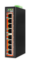 CTC UNION 8 Port Fast Ethernet Unmanaged Switch. -40C~+75C. 8x 10/100BaseT(X).  Power consumption 12/24/48V DC/3.9W. Din-kit incl.