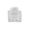 DYNAMIX RJ11 Plug 20pc Bag, 6P4C Modular Plug. 3 micron. - Office Connect 2018