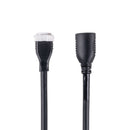 AMDEX 150mm HDMI Adapter Pigtail, High-Speed With Ethernet Rated V2.1 Colour WHITE - Office Connect 2018