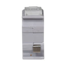 DYNAMIX Cat6A RJ45 DIN Rail Mounted 1DU Shielded Coupler. Supplied with Dust Cover & Earthing Spring. IP20. Side-by-Side Mountable. 4PPoE Compliant. - Office Connect 2018