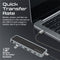 PROMATE 12-in-1 Multi-Port Hub. Includes 4x USB-A & 1x USB-C PD Port, 2x HDMI Ports, 1x RJ45 Gig Port, 1x Display Port, SD/TF Card Slots, 1x Aux Port. Silver/Black Colour. - Office Connect 2018