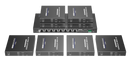 LENKENG 1-In-8-Out 4K@60Hz HDMI Extender. 1x HDMI in & 8x RJ45 out. Compatible with CAT6/6a/7 Cables, Transmit up to 70m, Plug & Play, Wall-mountable, Supports EDID, Includes 1x Transmitter & 8x Rx. - Office Connect 2018