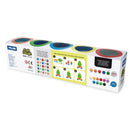 Milan Soft Dough Neon Colours Assorted Pack 5 - Office Connect 2018