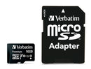 Verbatim Premium microSDHC UHS-I Class 10 Card with Adapter 16GB - Office Connect 2018