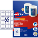 Avery Label L7651 Rev-25 38.1x21.2mm 65up 25 Sheets - Office Connect 2018