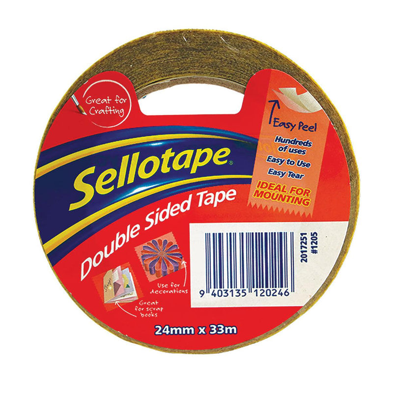 Sellotape 1205 Double-Sided Tape 24x33m - Office Connect 2018