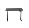 BRATECK Compact Single Motor Electric Sit-Stand Desk with Desktop Included. Width 1200x600mm, Height Range 730-1210mm, Weight Cap 70Kgs, 3 memory Settings, Timer Reminder. Black Colour. - Office Connect 2018
