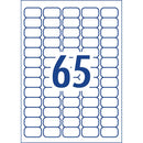 Avery Label L7651 Rev-25 38.1x21.2mm 65up 25 Sheets - Office Connect 2018