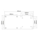 BRATECK VESA Mount Holder for Intel NUC PC. Mount Intel NUC with monitor arm simultaneously. Max Load 3kgs.  VESA 75x75, 100x100. - Office Connect 2018