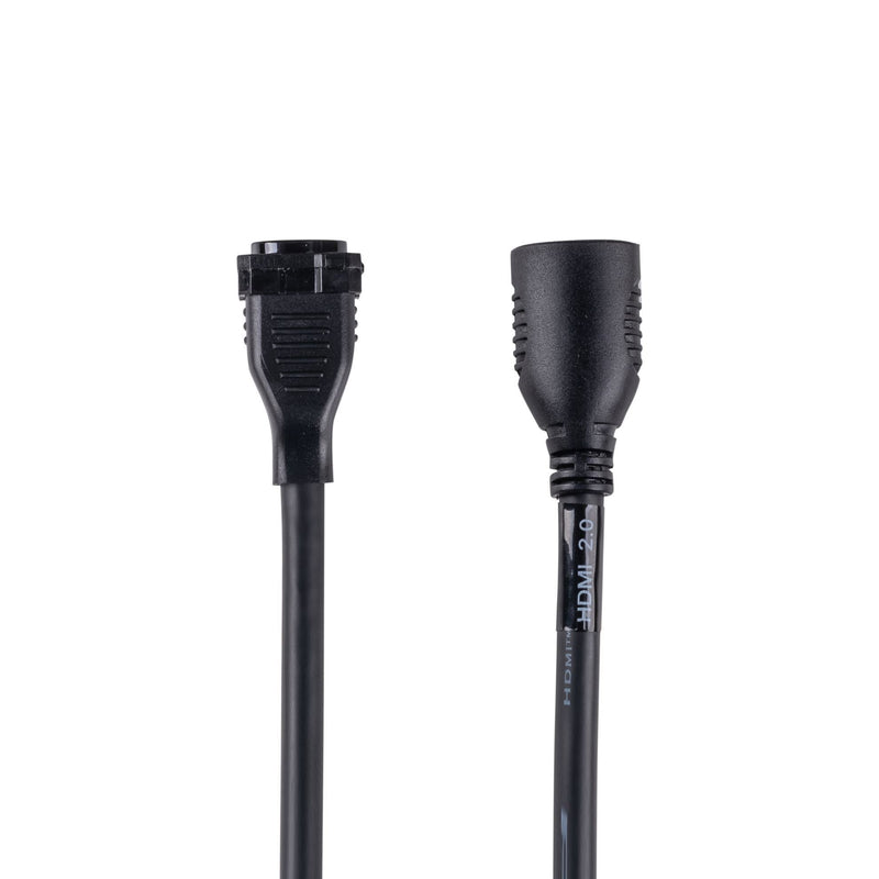 AMDEX 150mm HDMI Adapter Pigtail High-Speed With Ethernet Rated V2.1 Colour BLACK - Office Connect 2018