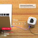 UNITEK M.2 USB-C to PCIe/NVMe M.2 SSD Dual Bay Docking Station With Offline Clone. USB3.2 Gen2 10Gbps SuperSpeed. Includes 12V 2A Power Supply. - Office Connect 2018